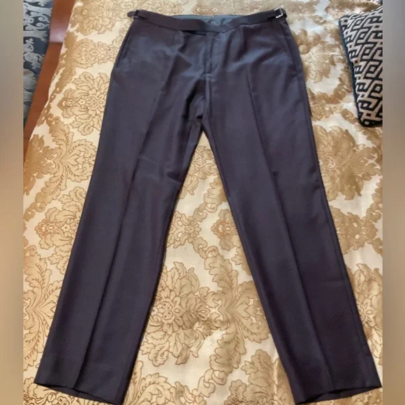 Ermenegildo Zegna Men’s Wool Dress Pants, Brown, Real Luxury! 36” X 34” - Picture 1 of 13